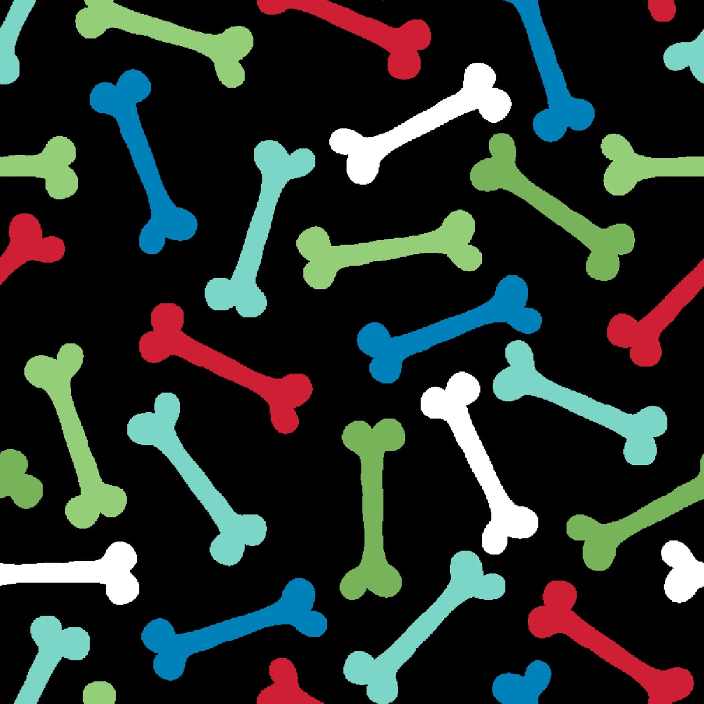 Bones on Black - 3 Wishes Flannel