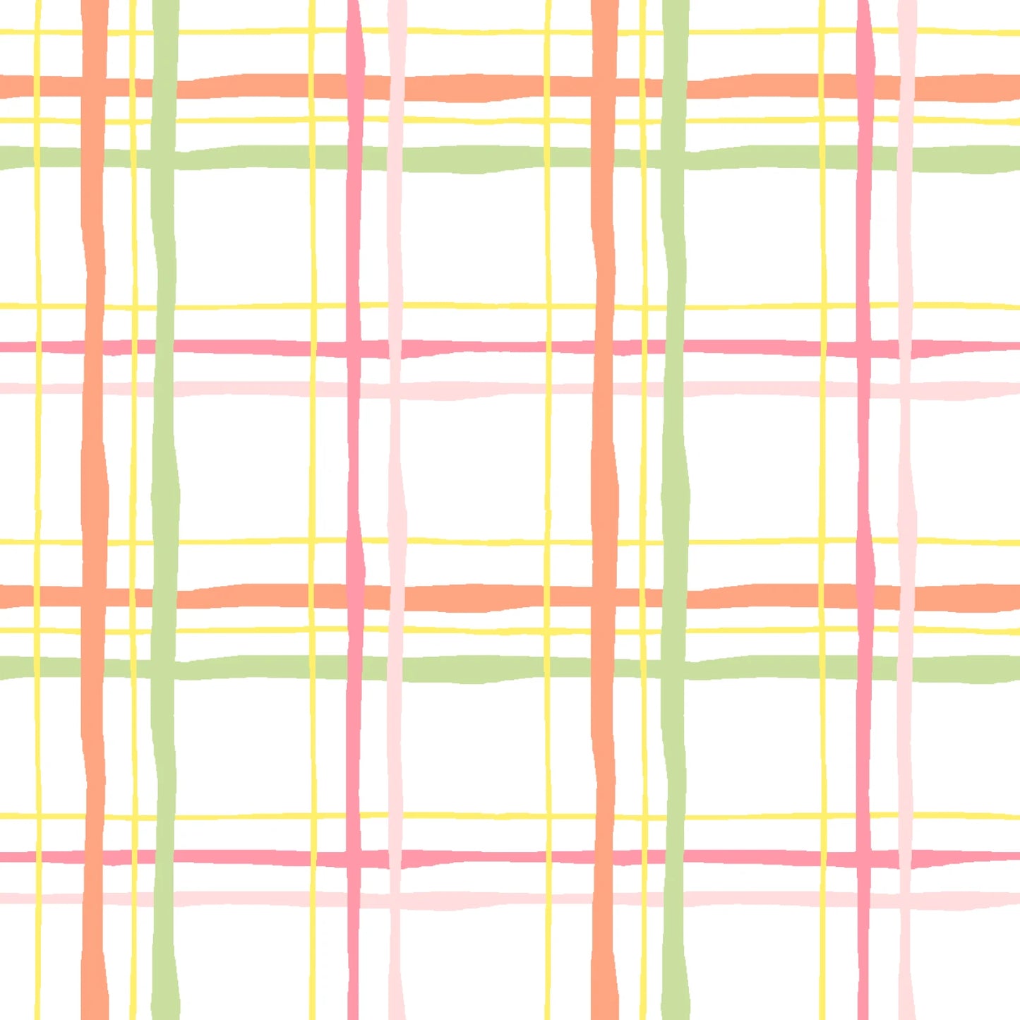 Plaid White - 3 Wishes Flannel