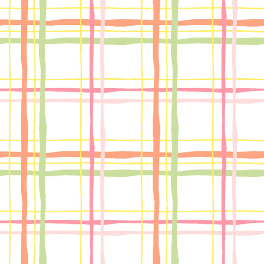 Plaid White - 3 Wishes Flannel