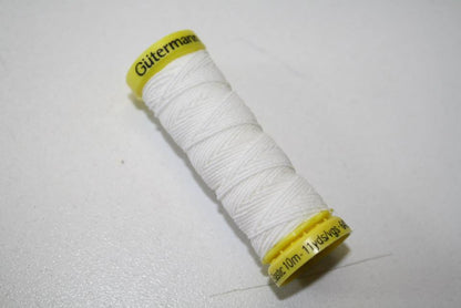 White Elastic Thread - 10 metres