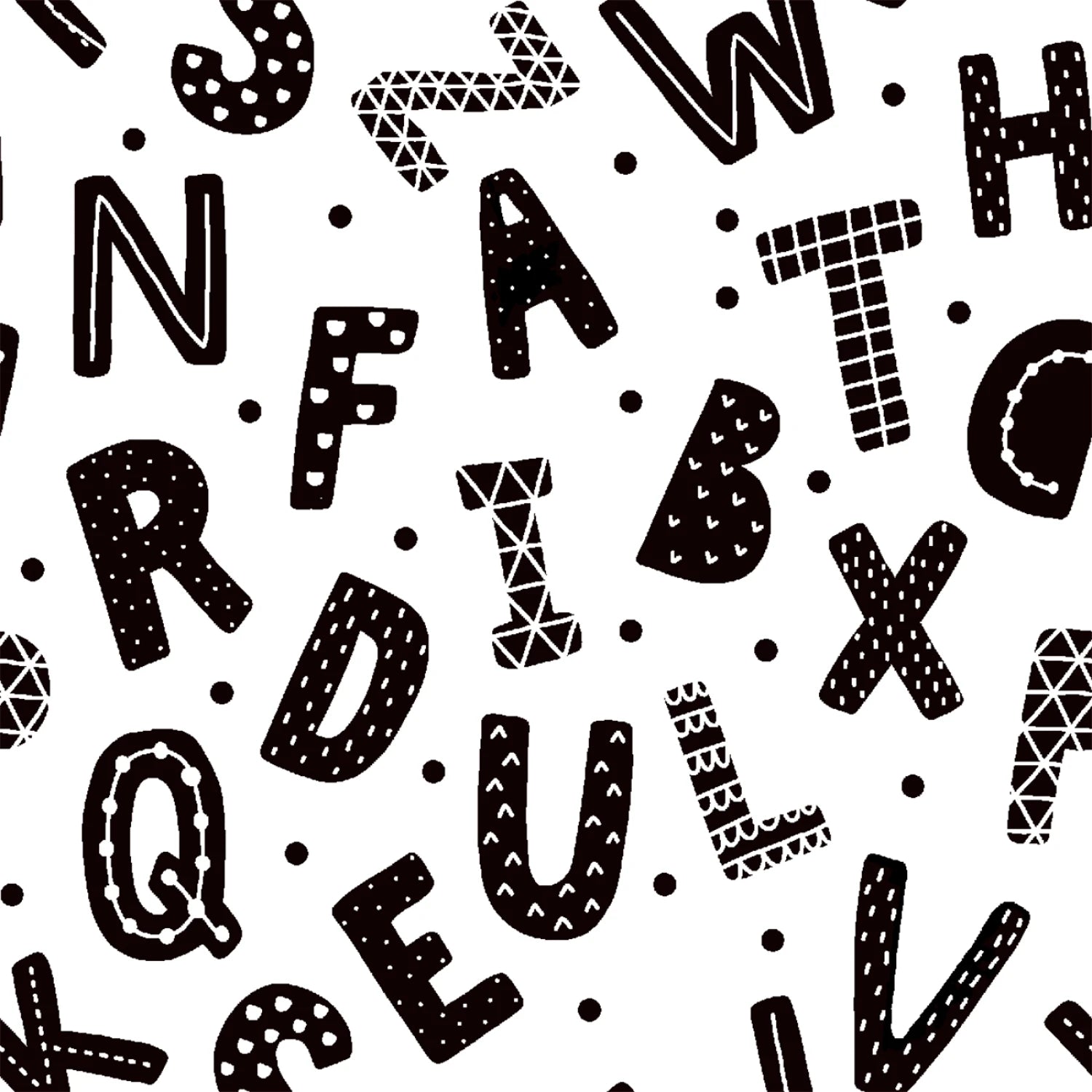 Black Letters - 3 Wishes Flannel