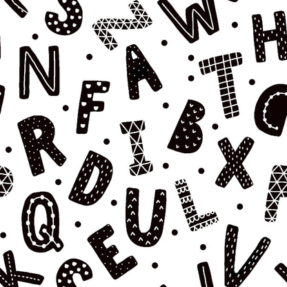 Black Letters - 3 Wishes Flannel