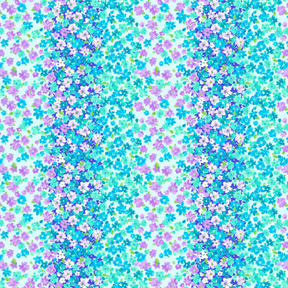Keepsake Calico Teal - Fabric Traditions Cotton