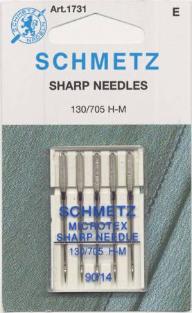 Schmetz Sharp/Microtex Machine Needles 14/90 (5 pack) (1731)