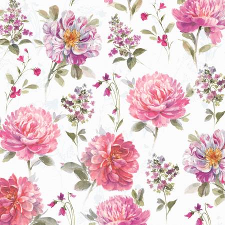 CLEARANCE Blush Garden - Wilmington Prints Cotton