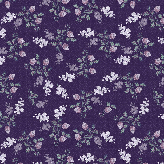 Purple Majesty Floral - Wilmington Prints Cotton