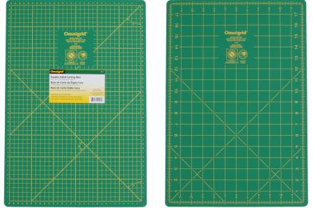 12" x 18" Double Sided Green Cutting Mat Omnigrid (18MDS)