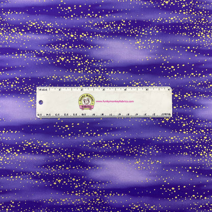 CLEARANCE Purple Tsuru Flowing Blender with Metallic - P and B Textiles Cotton