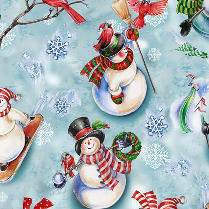 Frosty Fun - Shannon Fabrics Cuddle Minky
