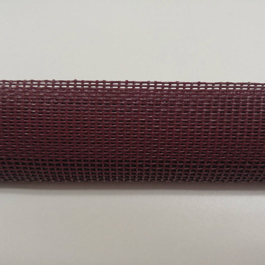 Burgundy Vinyl Bag Mesh Roll