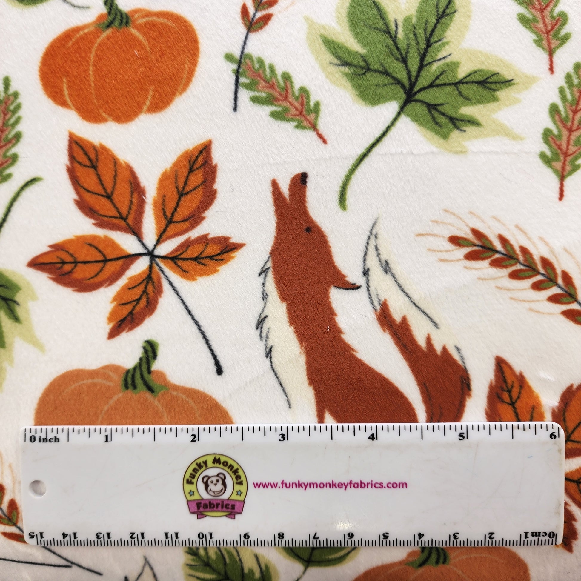 Fall Fox Digital - Shannon Fabrics Cuddle Minky