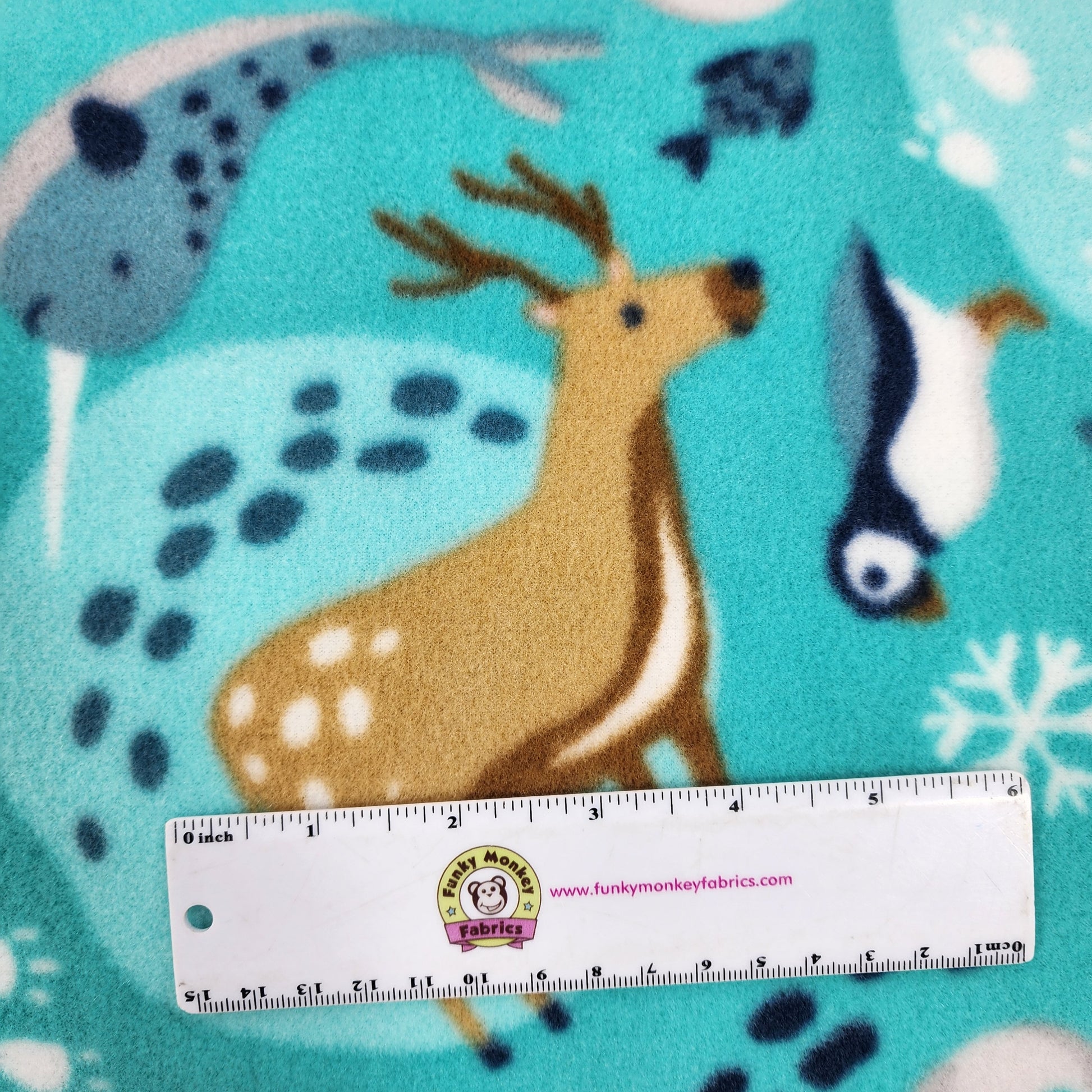 Turquoise Polar Pals Anti-Pill Winter Fleece (WFP53677-1)