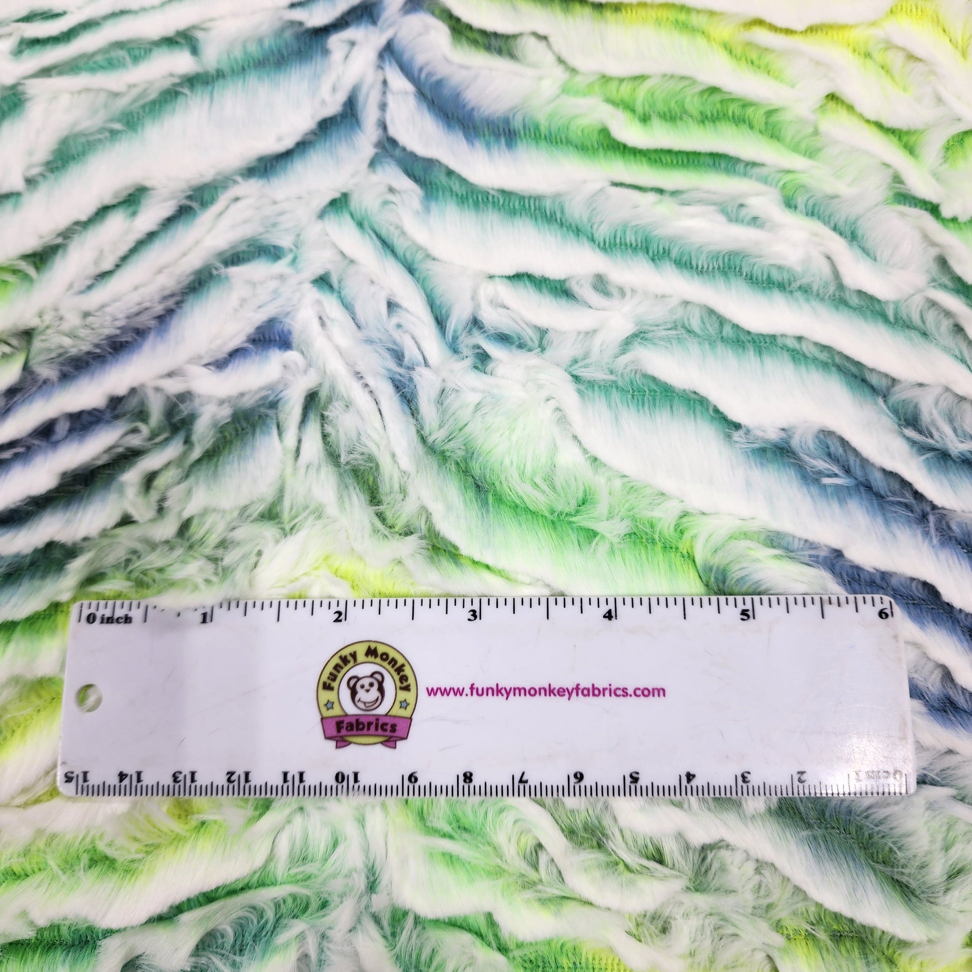 Parakeet Prism Luxe - Shannon Fabrics Cuddle Minky.