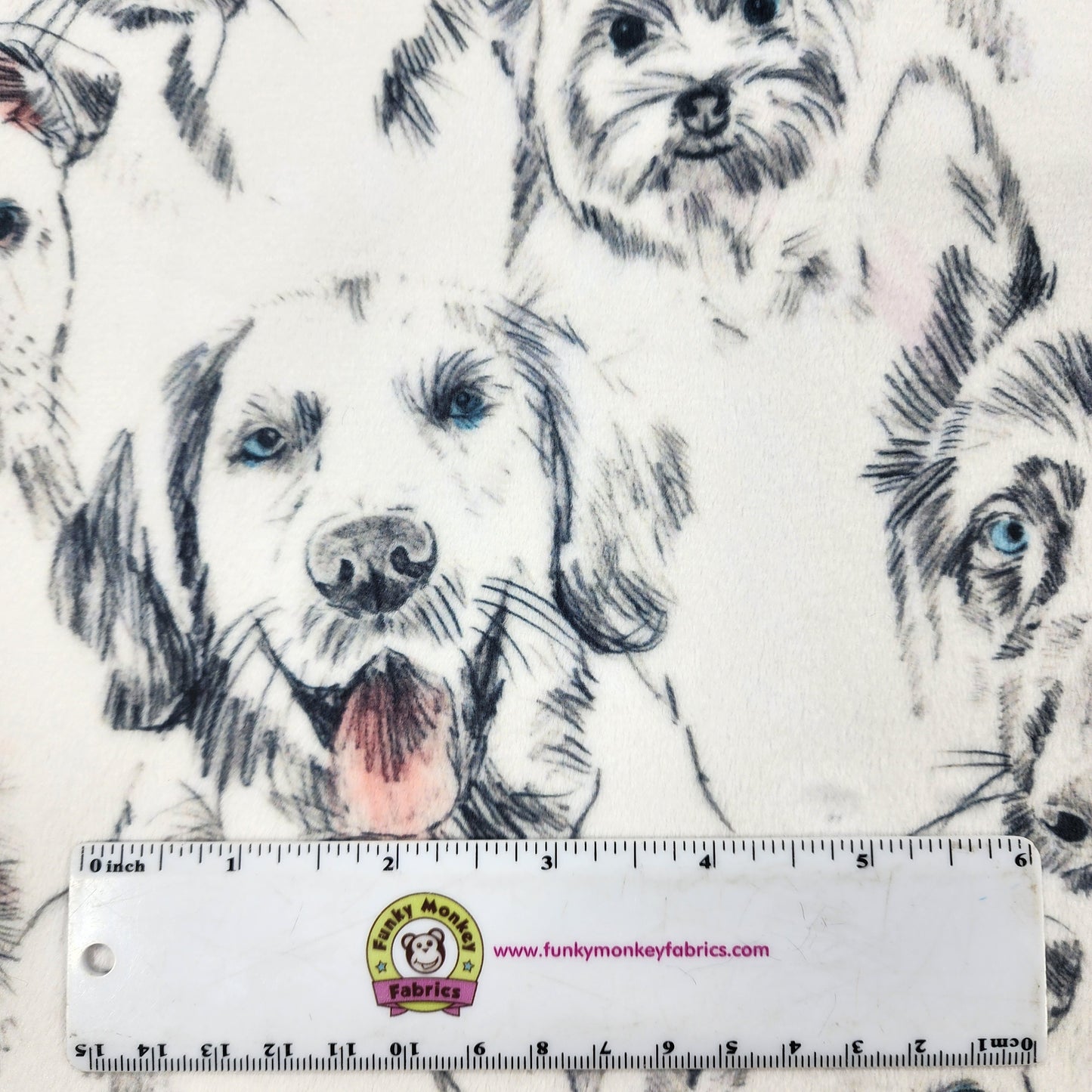 What Up Dawg Digital - Shannon Fabrics Cuddle Minky