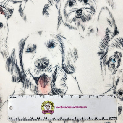 What Up Dawg Digital - Shannon Fabrics Cuddle Minky