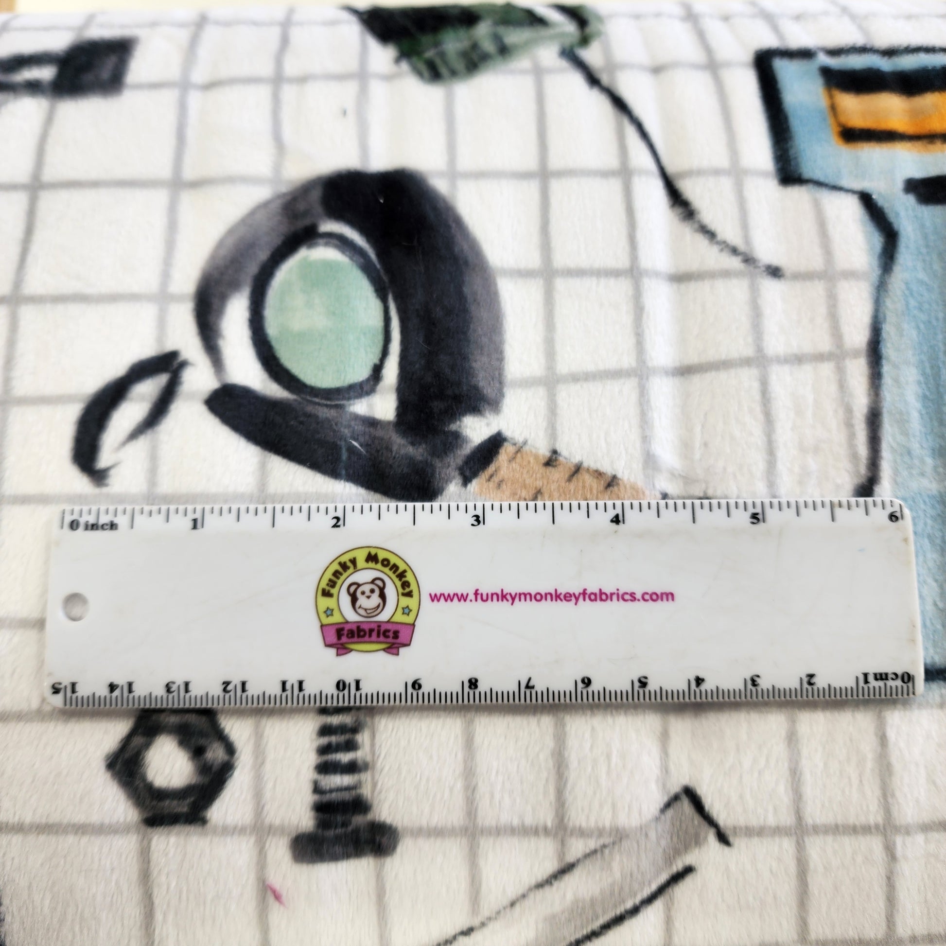 Tool Time Digital - Shannon Fabrics Cuddle Minky