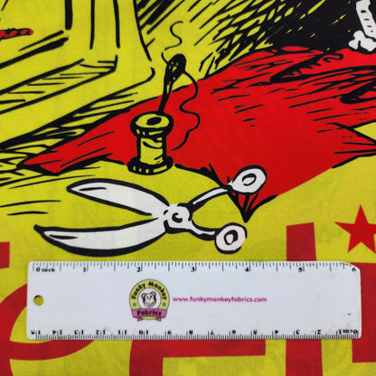 CLEARANCE Feelin' Grinchy Panel - Robert Kaufman Cotton