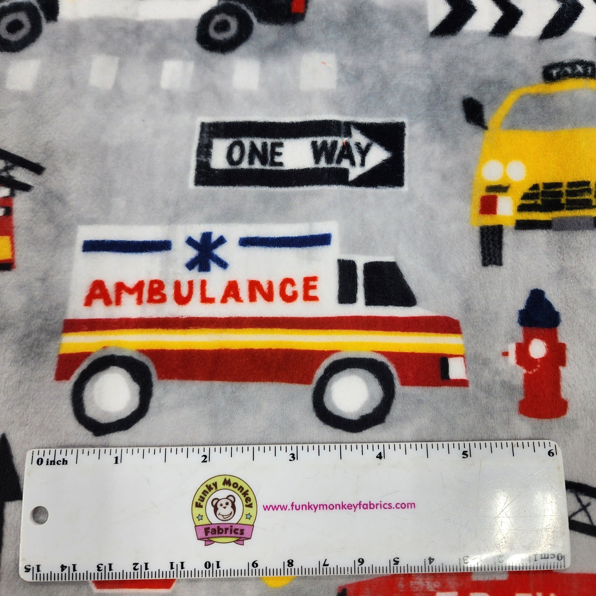 1st Responders Multi Digital - Shannon Fabrics Cuddle Minky