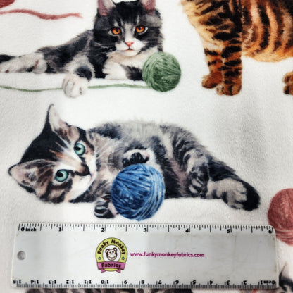 Cat Nip Multi Digital - Shannon Fabrics Cuddle Minky
