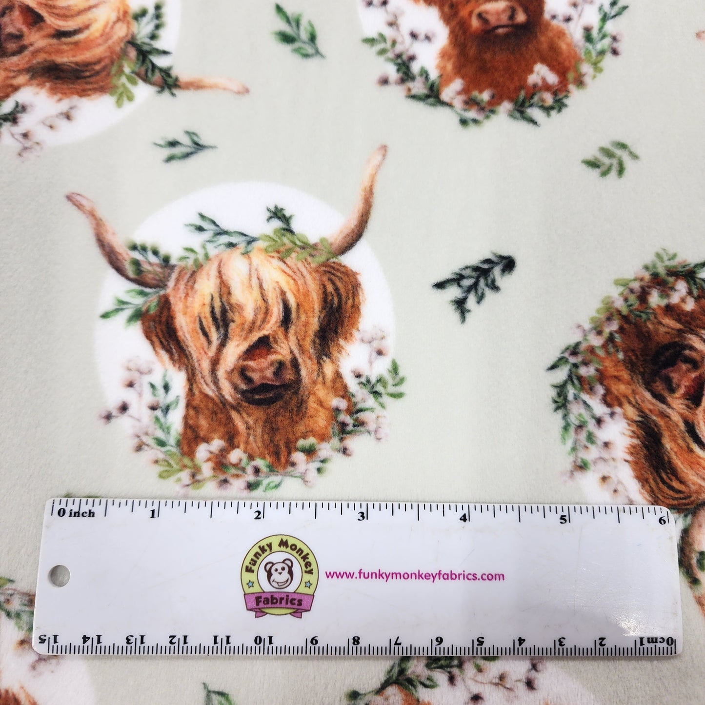 Wild Highlands Penny Digital - Shannon Fabrics Cuddle Minky