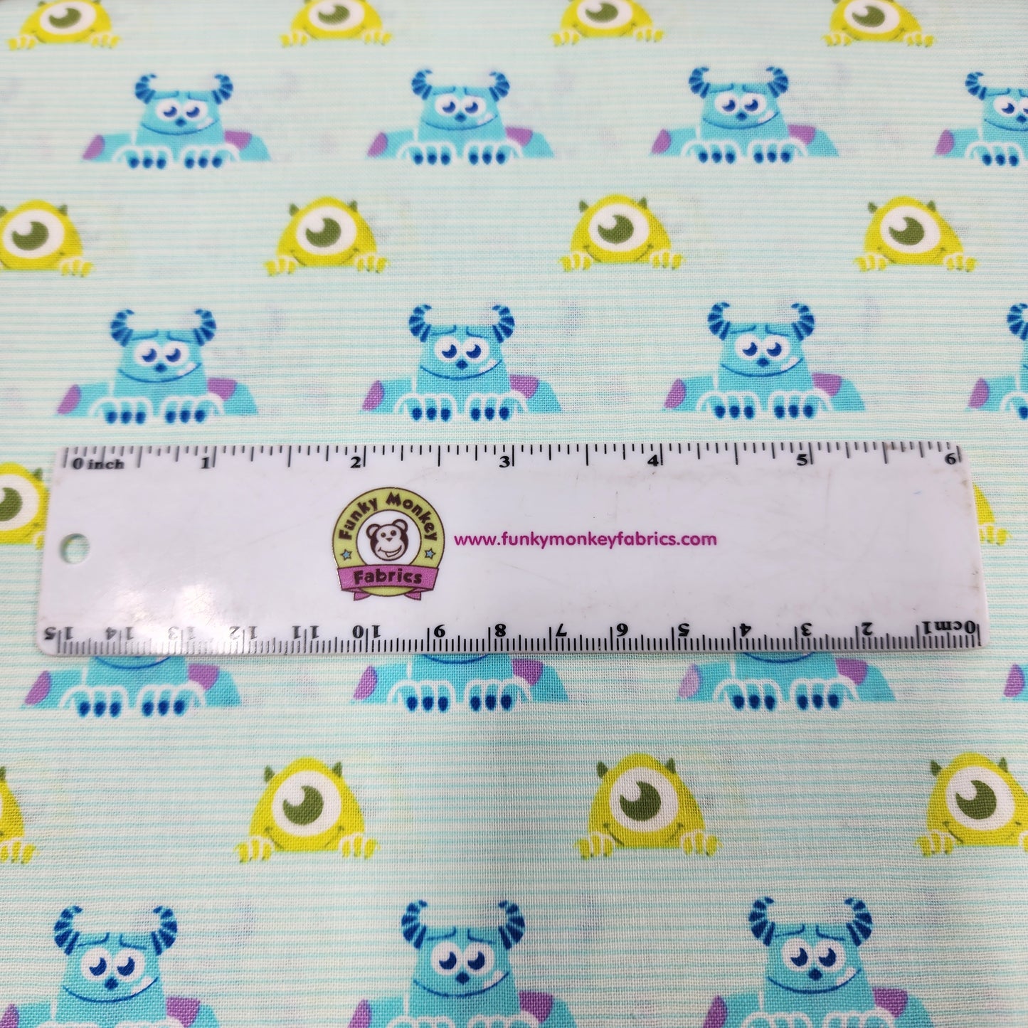 CLEARANCE Mike & Sully Stripe - Camelot Cotton