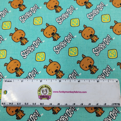 Scooby Doo Teal Dog Tag - Camelot Cotton