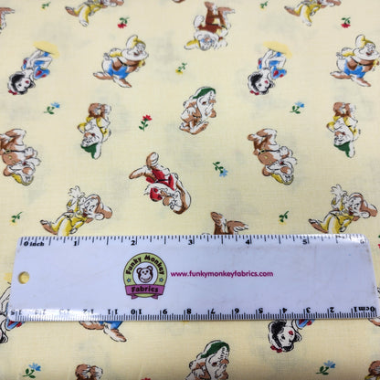 CLEARANCE Yellow Cast Toss Snow White - Camelot Cotton