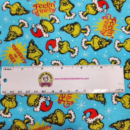 Feelin' Grinchy Ice - Robert Kaufman Cotton