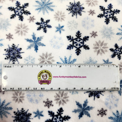 CLEARANCE Jeans Snow Frost Digital - Shannon Fabrics Cuddle Minky