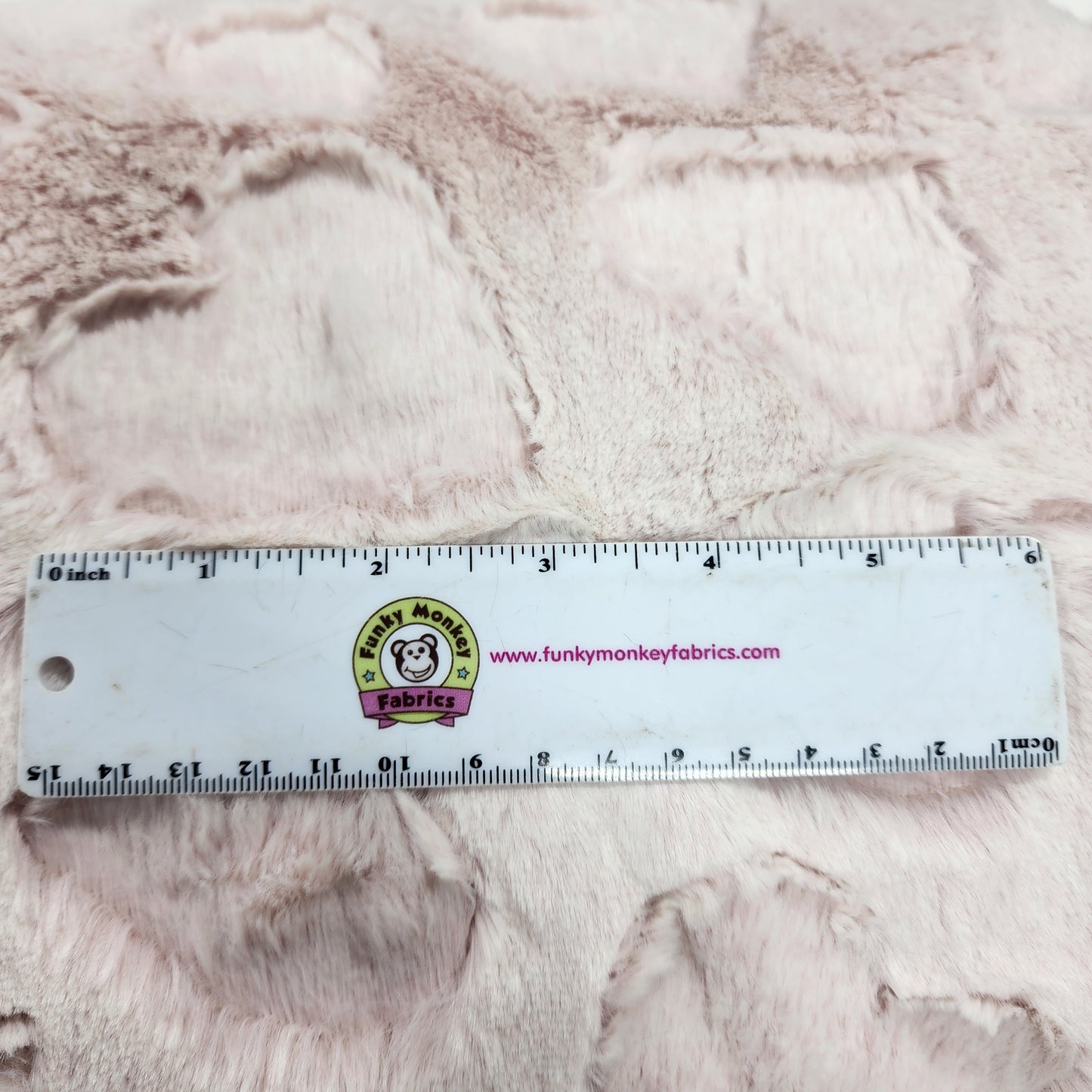 Rosewater Heather Hearts Luxe - Shannon Fabrics Cuddle Minky