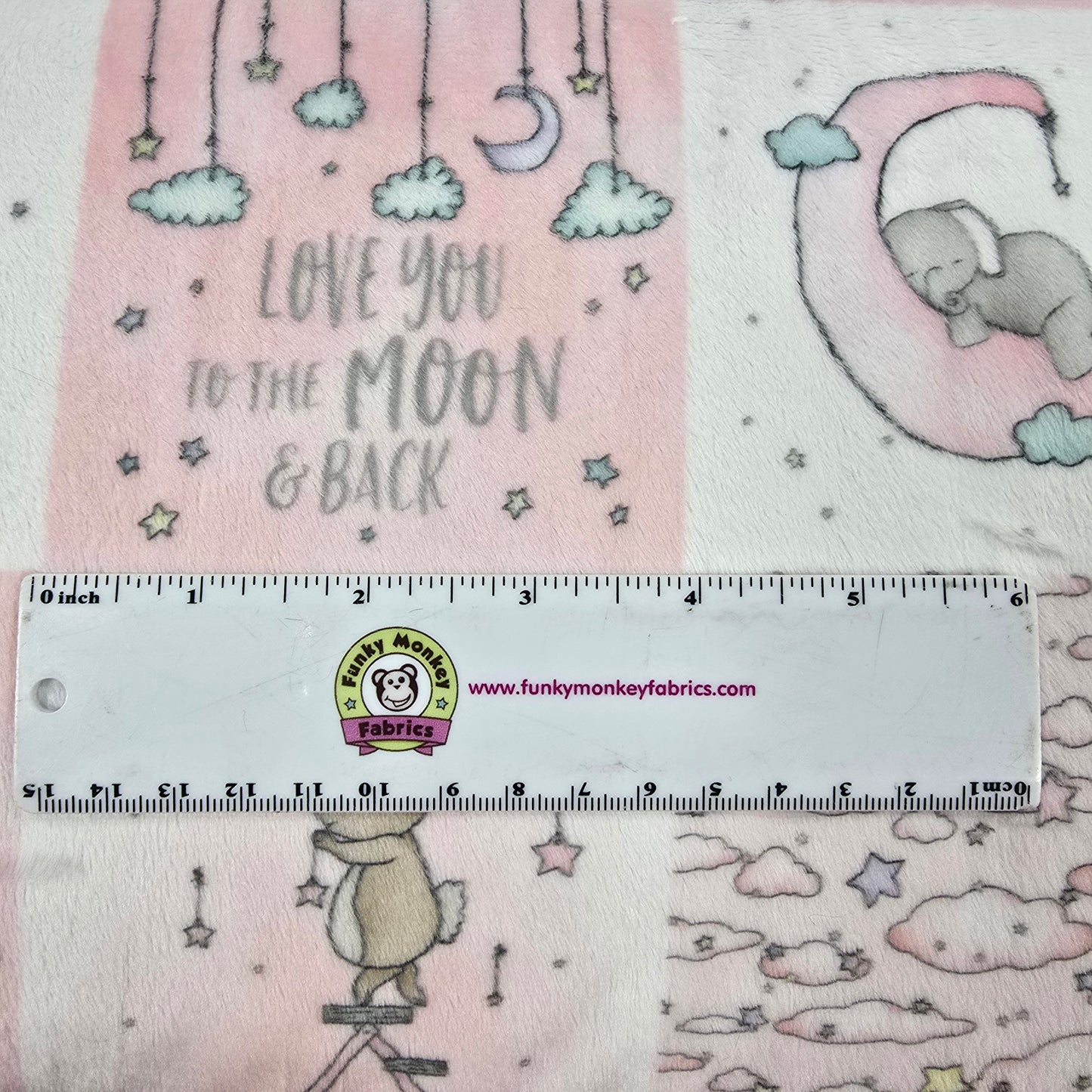 Pink Sweet Melody Design Sweet Dreams Digital - Shannon Fabrics Cuddle Minky (smddcsweetdreampink)