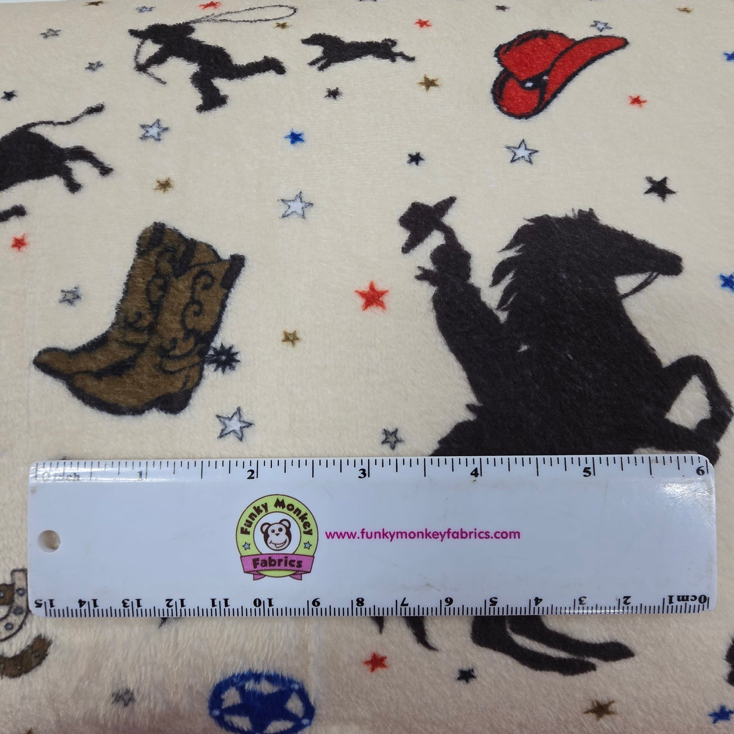 Junior Rodeo Double Sided Cloud Cuddle - Shannon Fabrics Cuddle Minky (ccjuniorrodeo)