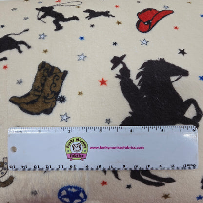 Junior Rodeo Double Sided Cloud Cuddle - Shannon Fabrics Cuddle Minky (ccjuniorrodeo)