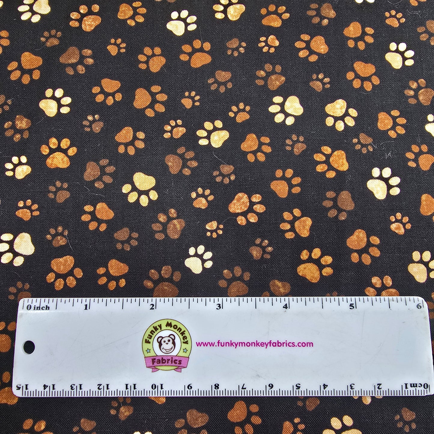 Mud Paw Prints - Timeless Treasures Cotton