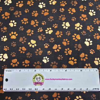 Mud Paw Prints - Timeless Treasures Cotton