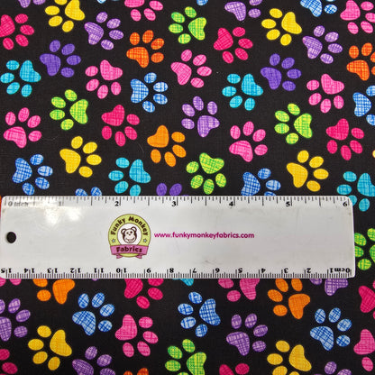 Black Cat Paws - Timeless Treasures Cotton