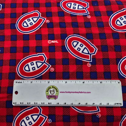 NHL Plaid Montreal Canadiens Flannel
