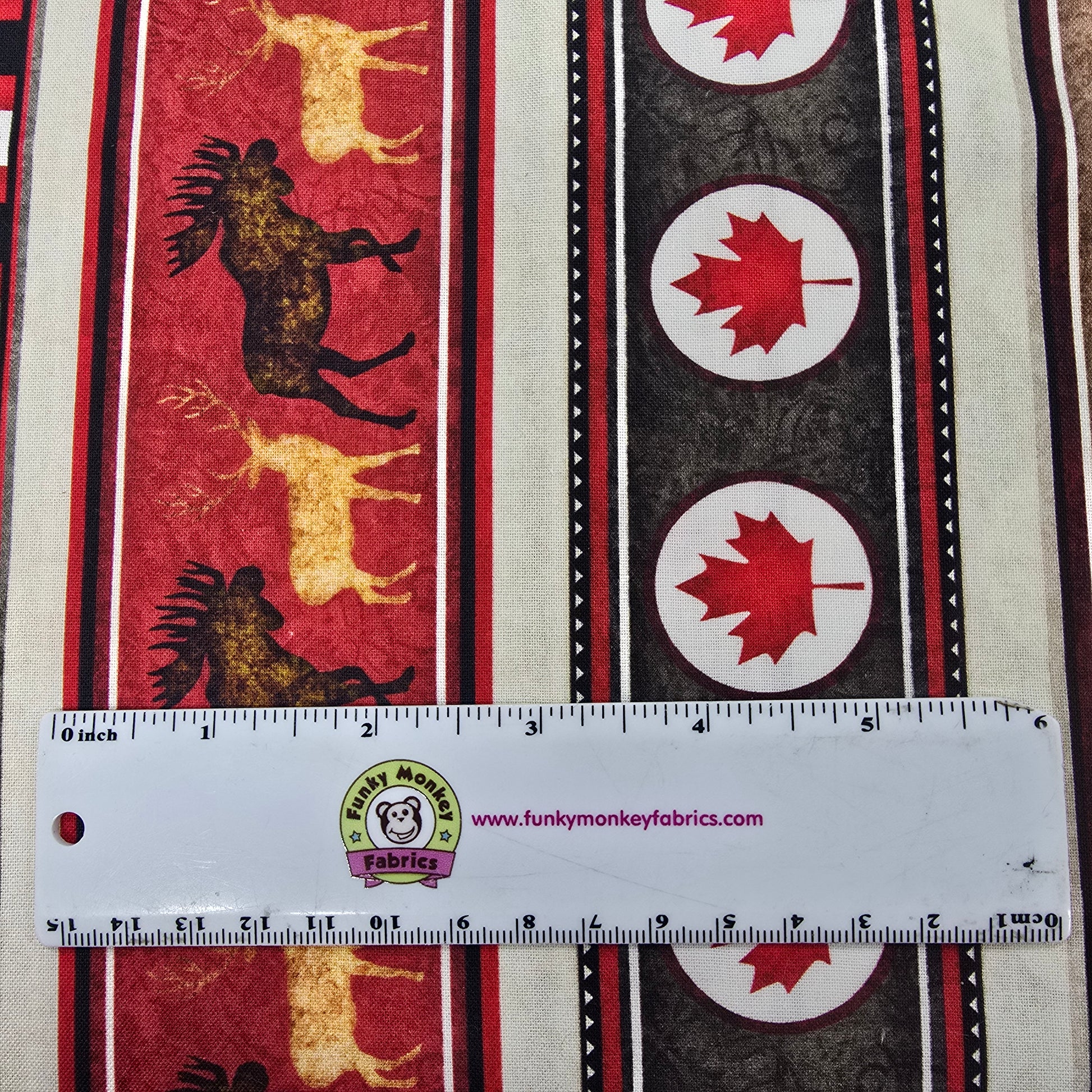 Great White North Canadian Stripe - Windham Fabrics Cotton