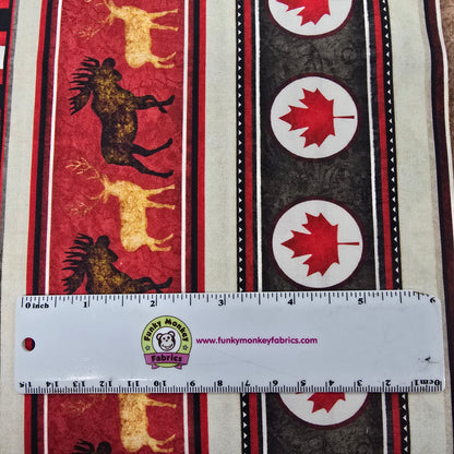 Great White North Canadian Stripe - Windham Fabrics Cotton