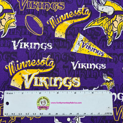 NFL Fancy Minnesota Vikings - Fabric Traditions Cotton