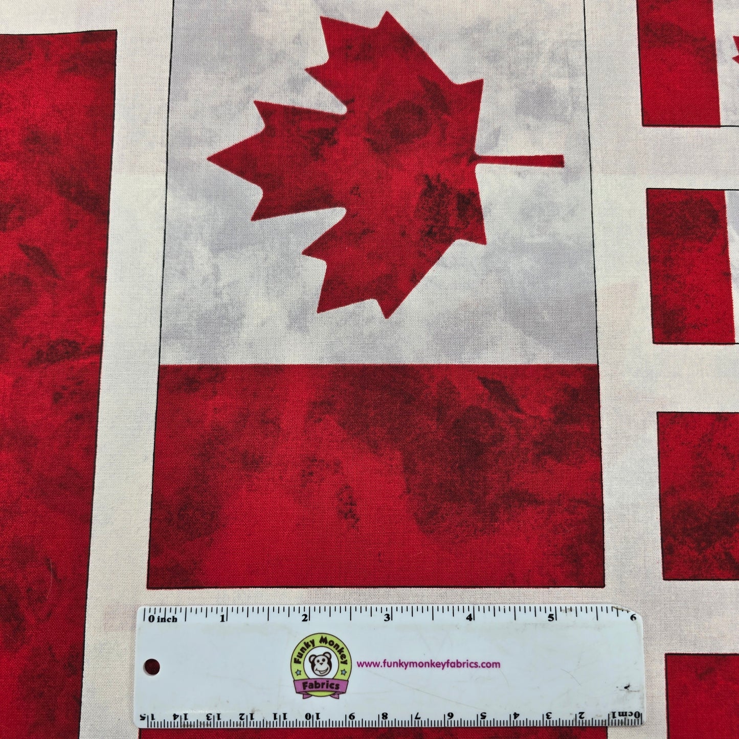 Canadianisms Flag Panel - Wilmington Prints Cotton