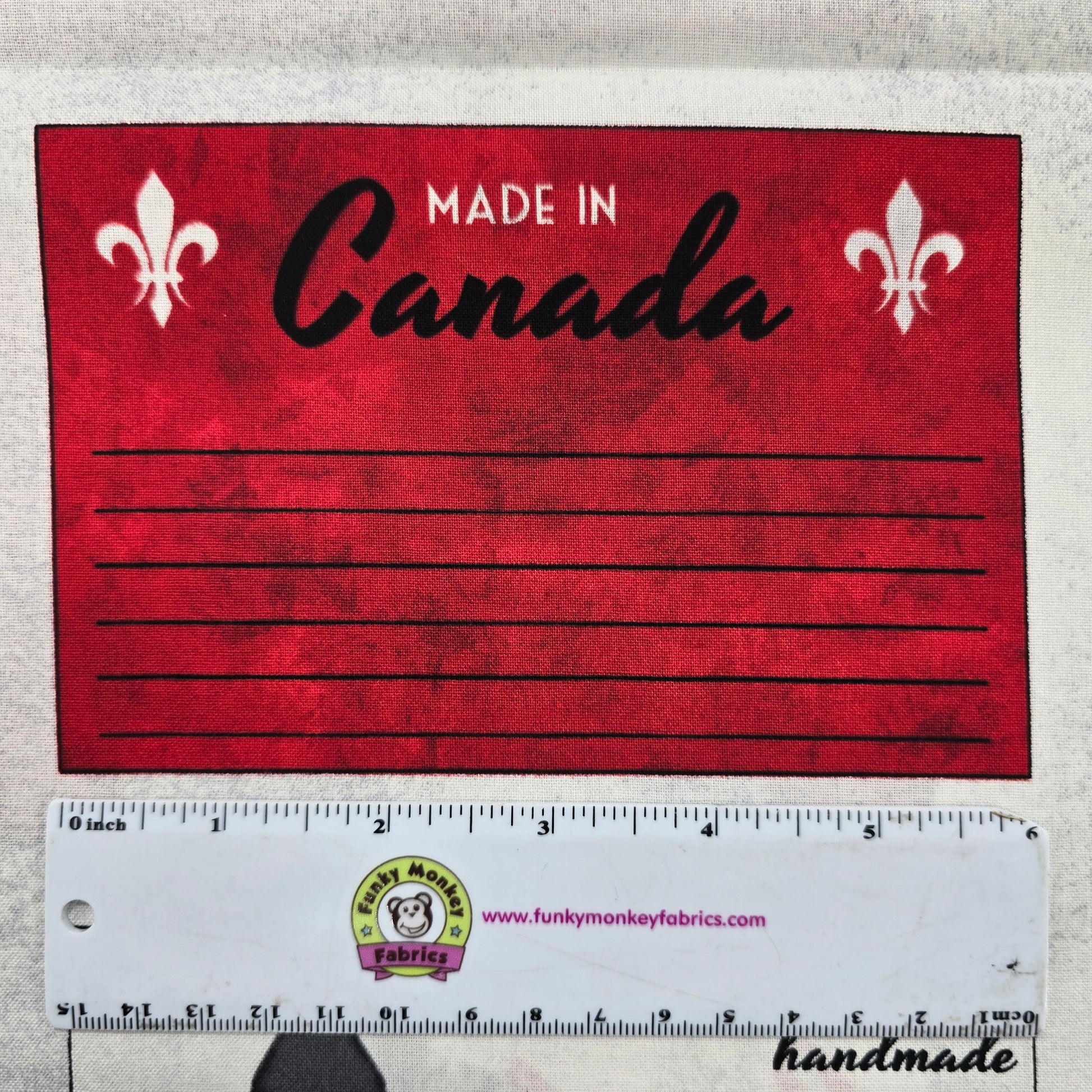 Canadianisms Made in Canada Panel - Wilmington Prints Cotton