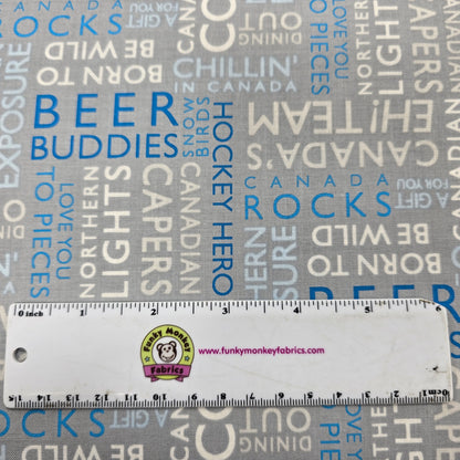 Canadian Capers Beer Buddies - Wilmington Prints Cotton