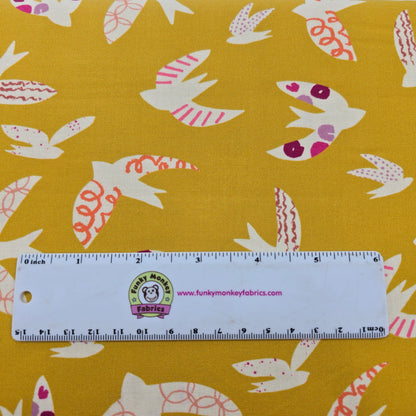 Songbirds Flying - Woodland Wander - Dashwood Studio Cotton