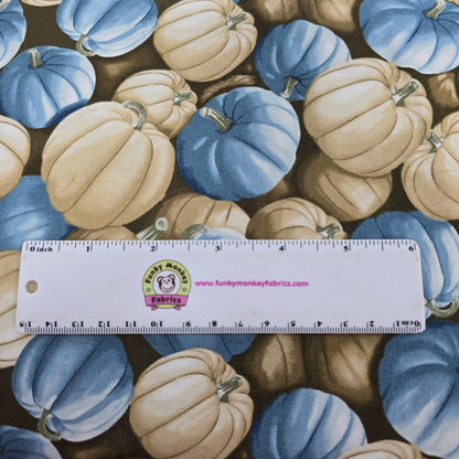 Blue Pumpkin Toss - Blank Cotton