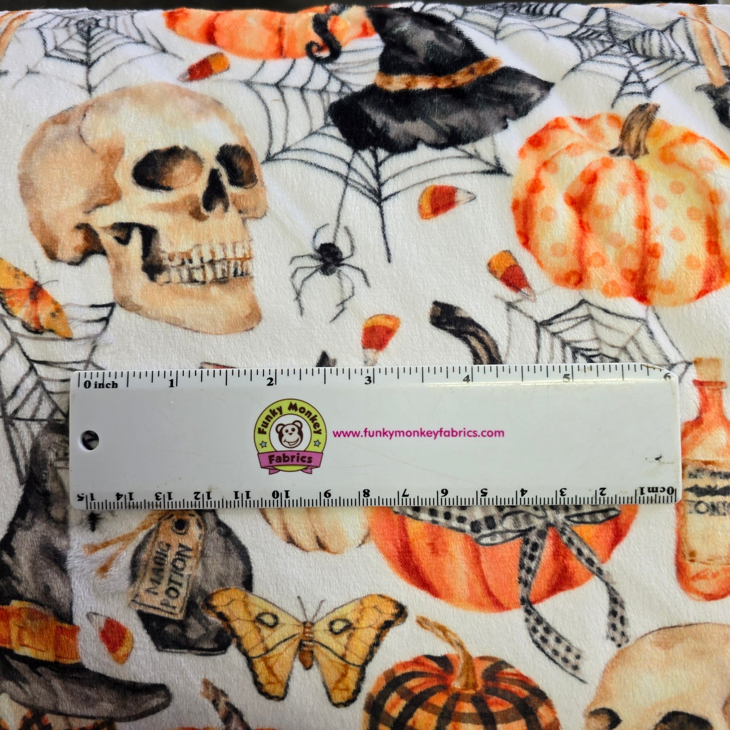 Spellbound Rust Digital - Shannon Fabrics Minky