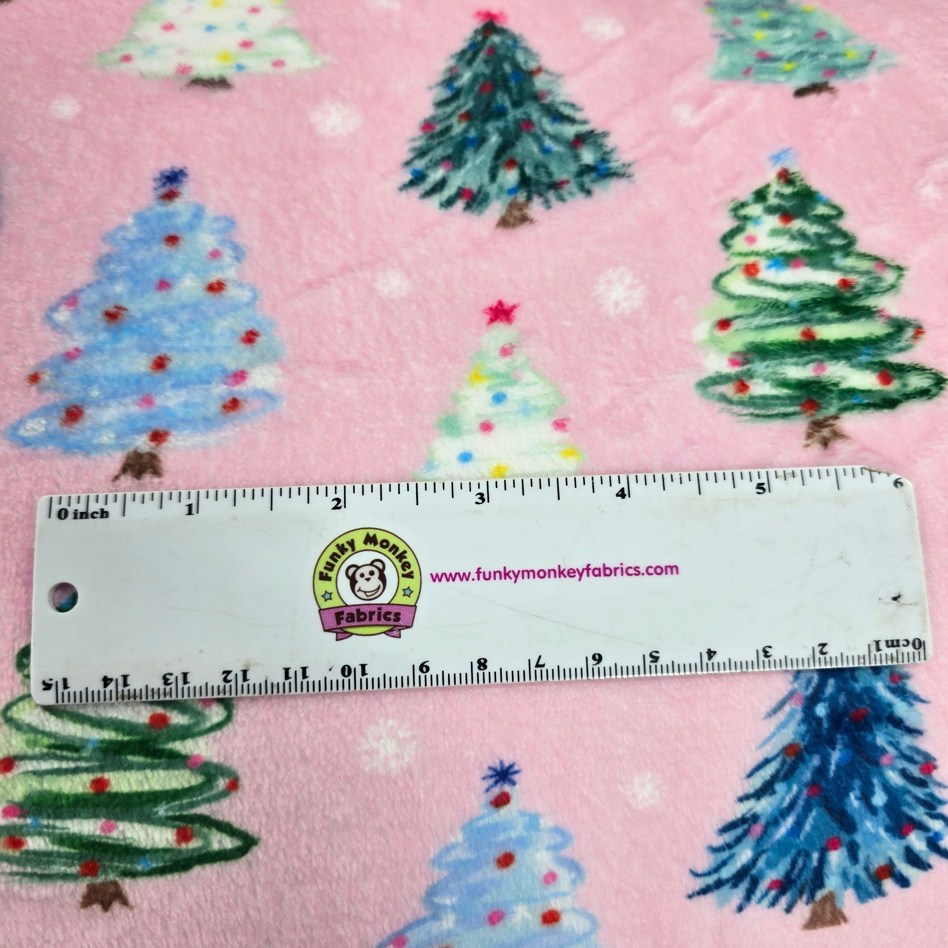 Twinkle Trees Double Sided Cloud Cuddle - Shannon Fabrics Cuddle Minky