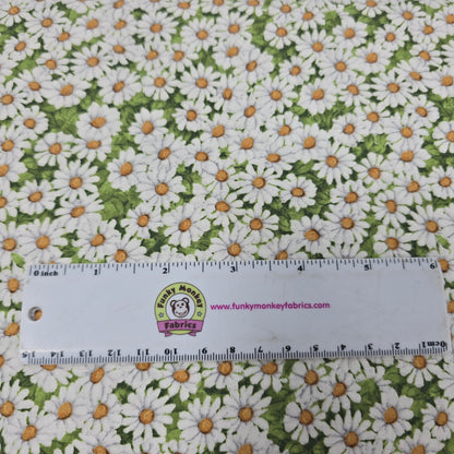 Savor The Gnoment Daisies - Wilmington Prints Cotton
