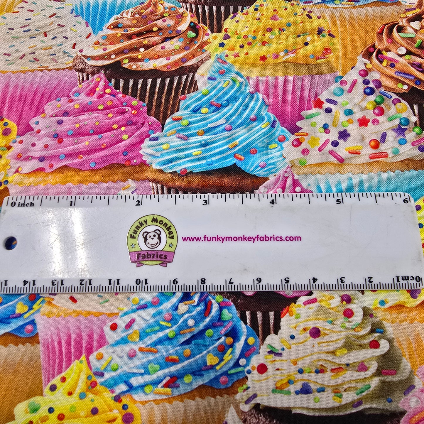 Multi Packed Cupcakes - Timeless Treasures Cotton