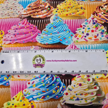 Multi Packed Cupcakes - Timeless Treasures Cotton